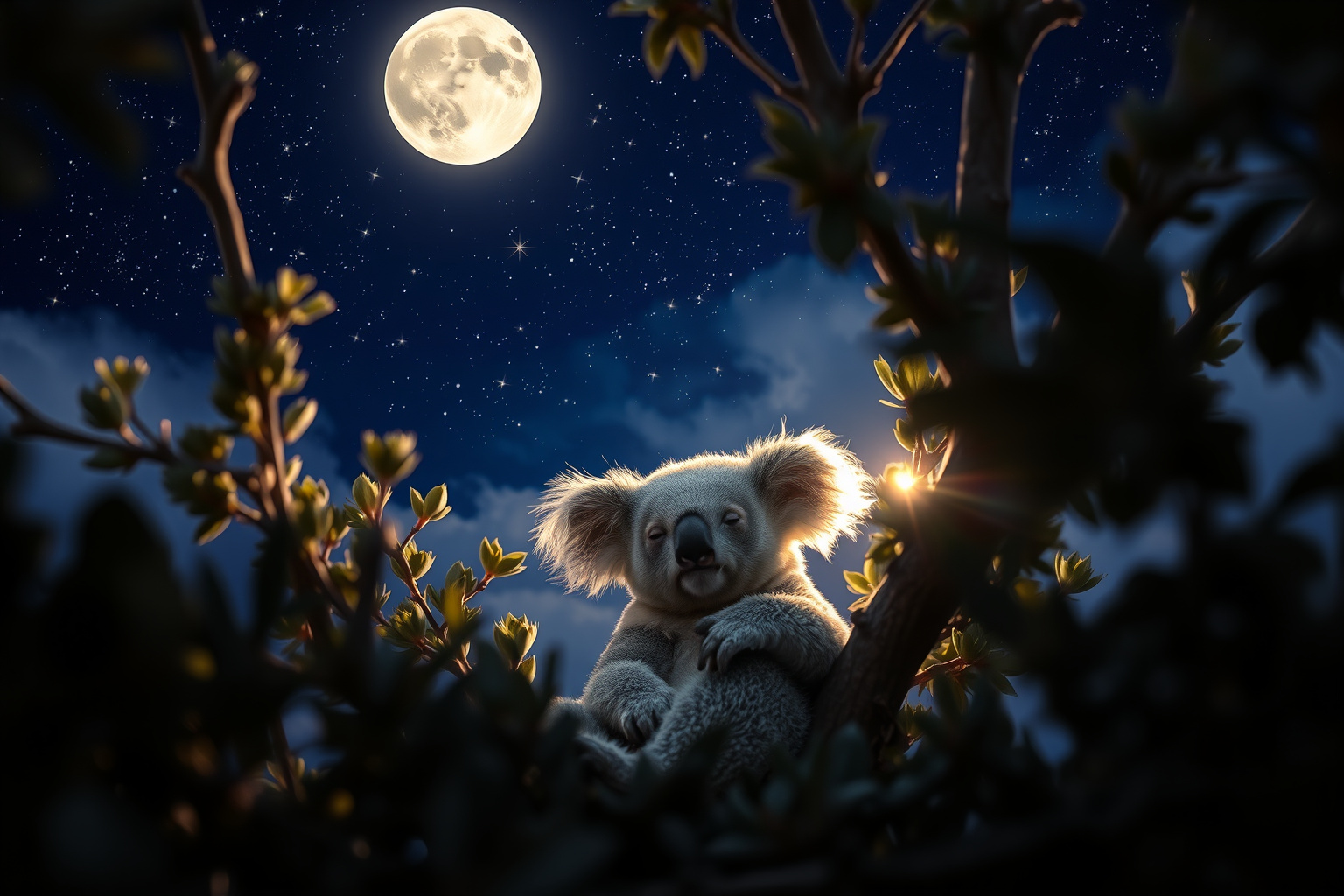 A koala szimbolizálja a nyugalmat és a békét az álmokban.