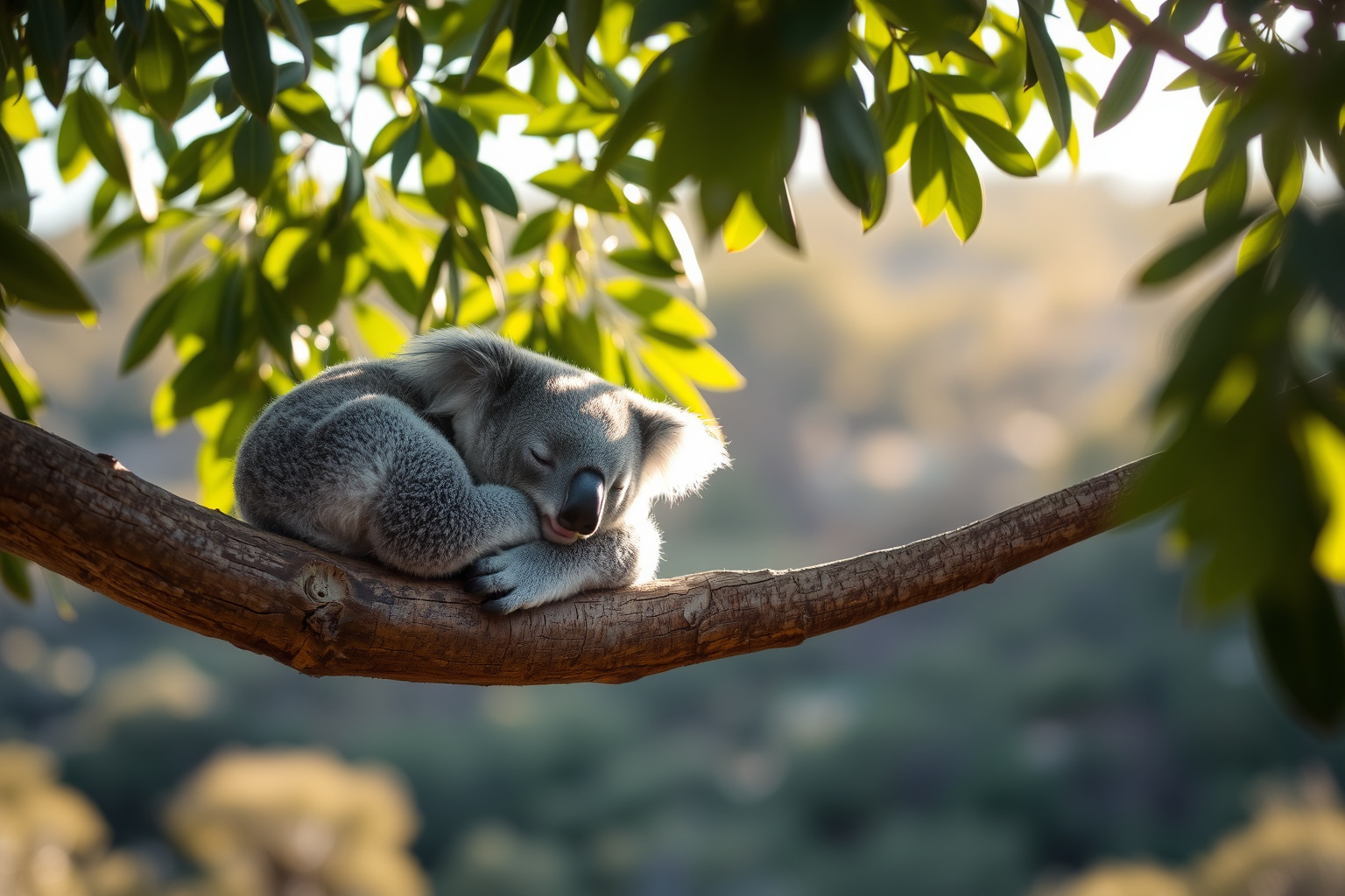 A koala álom a nyugalmat és pihenést szimbolizálja.