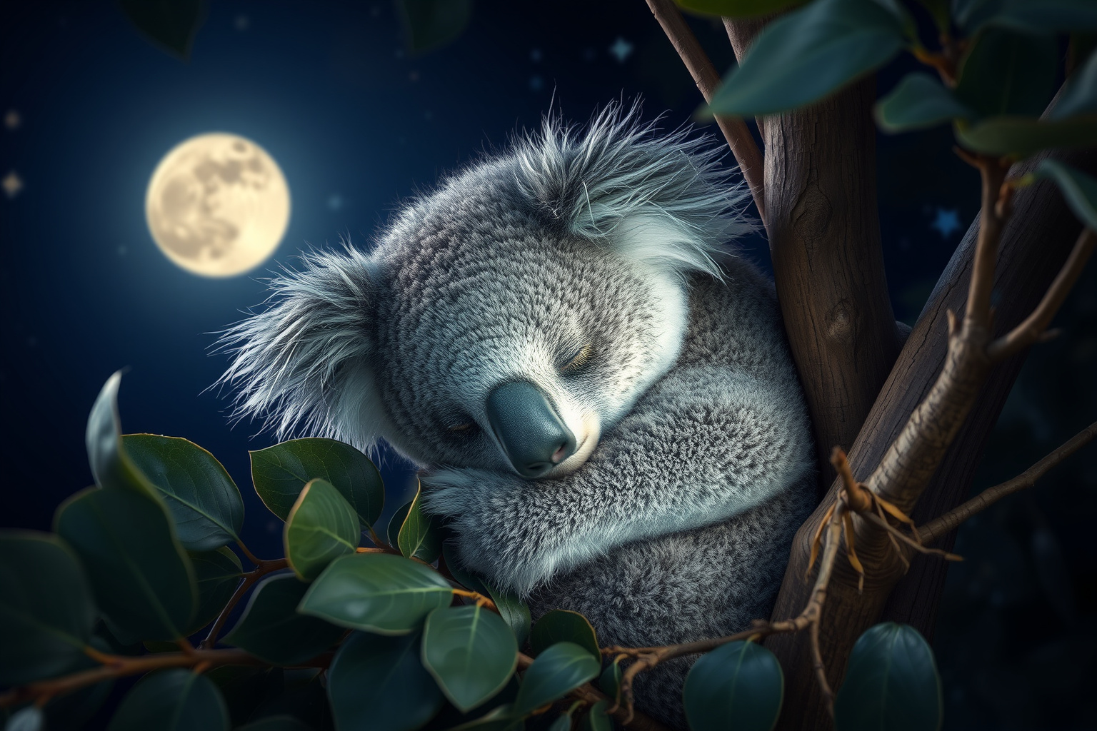 A koala álmok békét és nyugalmat szimbolizálnak.