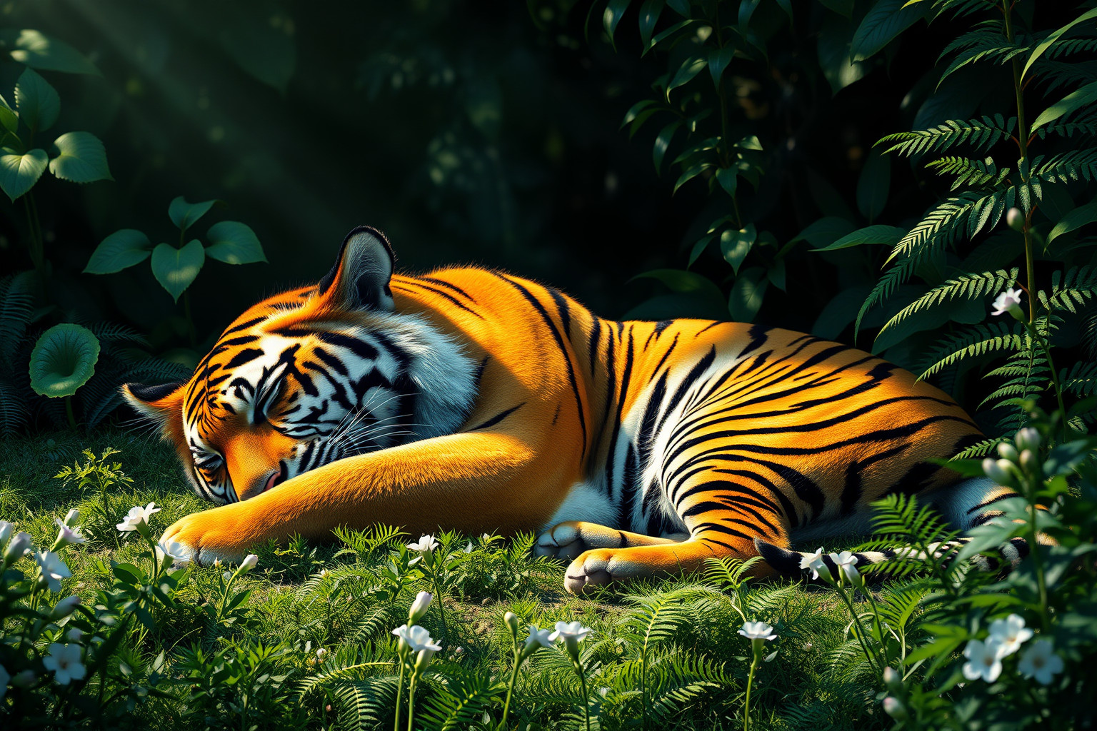 A tigris az erőt és a bátorságot szimbolizálja.