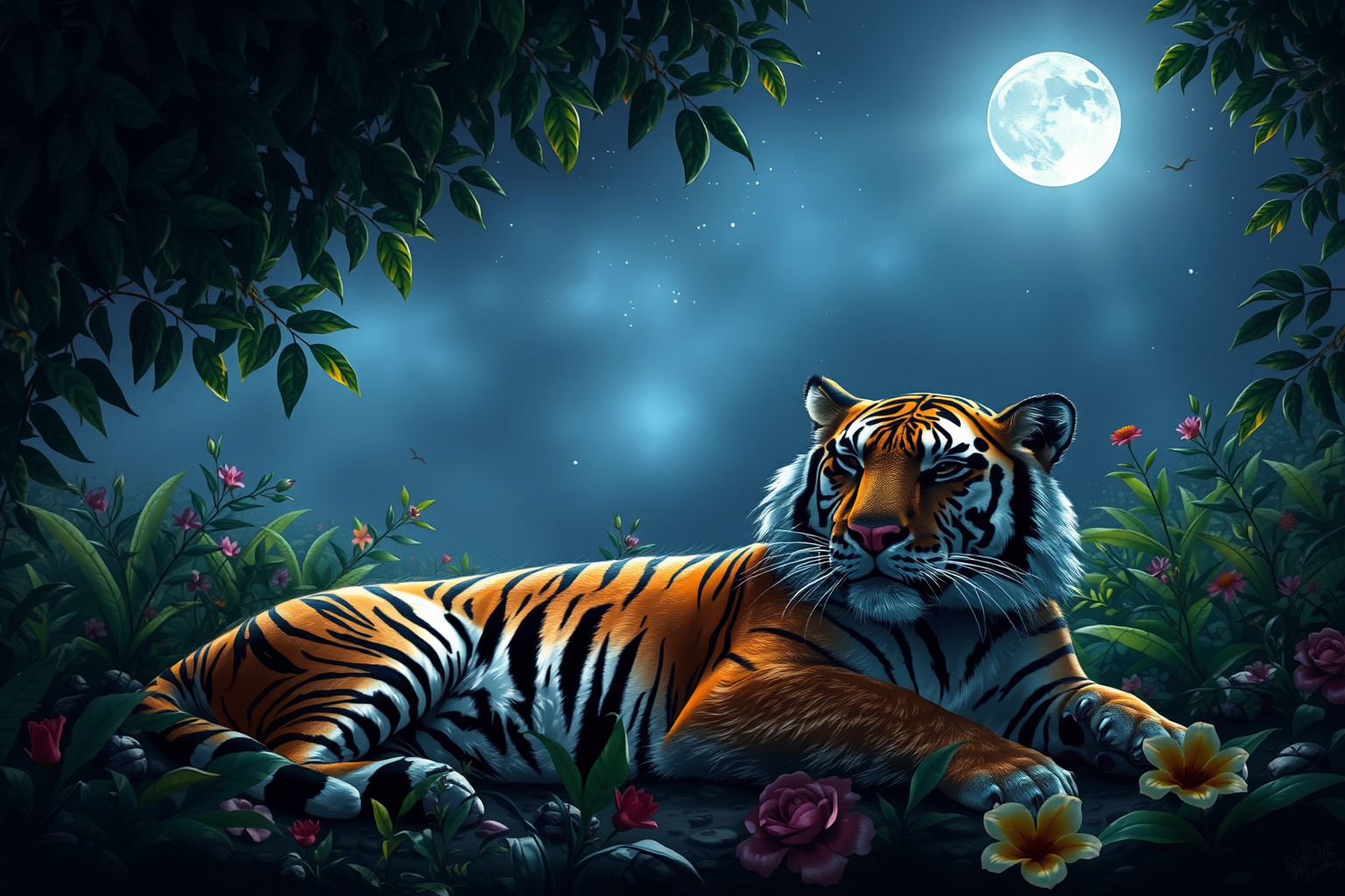 A tigris álma erőt és bátorságot szimbolizál.