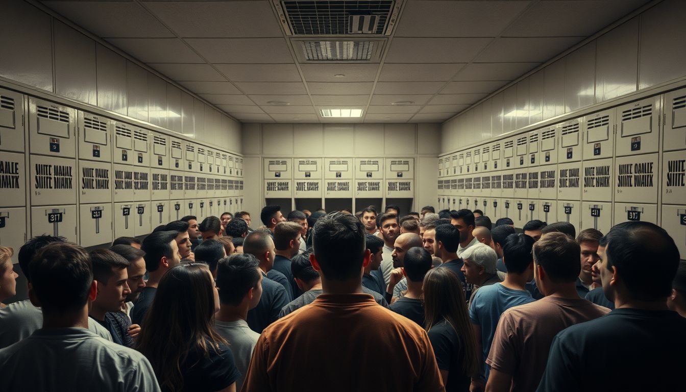 Az öltözői álom a megítélés és önbizalom szimbóluma.