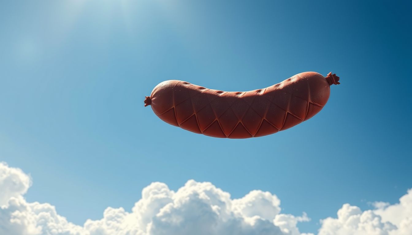 A repülő hurka álma váratlan örömökre utalhat.