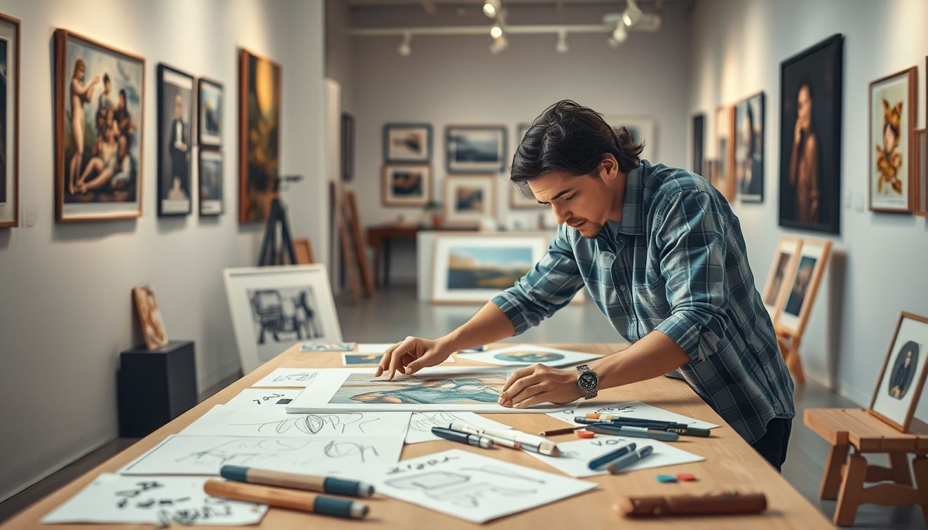 A kiállítás szervezése az irányítás és kreativitás egyensúlyát igényli.