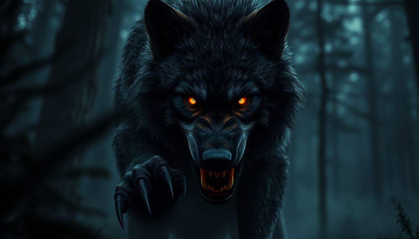 A vérfarkas álom a belső feszültségek szimbolikája lehet.