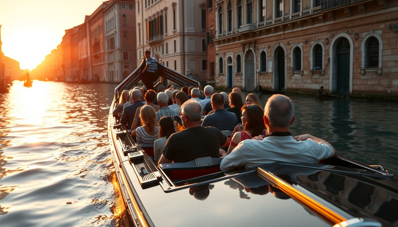 Az emberekkel teli gondola a közösségi kapcsolatok erősödését jelzi.
