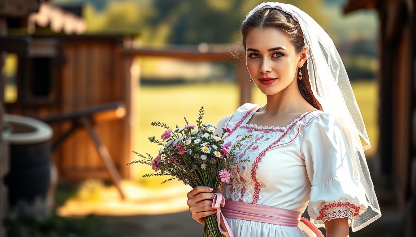 A fejőlány a menyasszonyi szertartások hagyományos védelmezője.