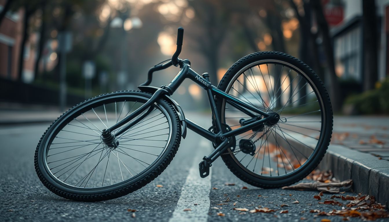 A felboruló kerékpár álma a kontroll elvesztését jelzi.