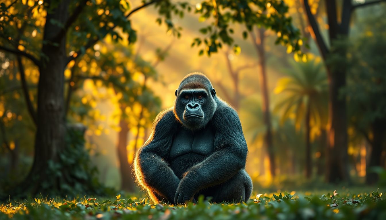 A gorilla álmok a belső erő és bölcsesség szimbólumai.