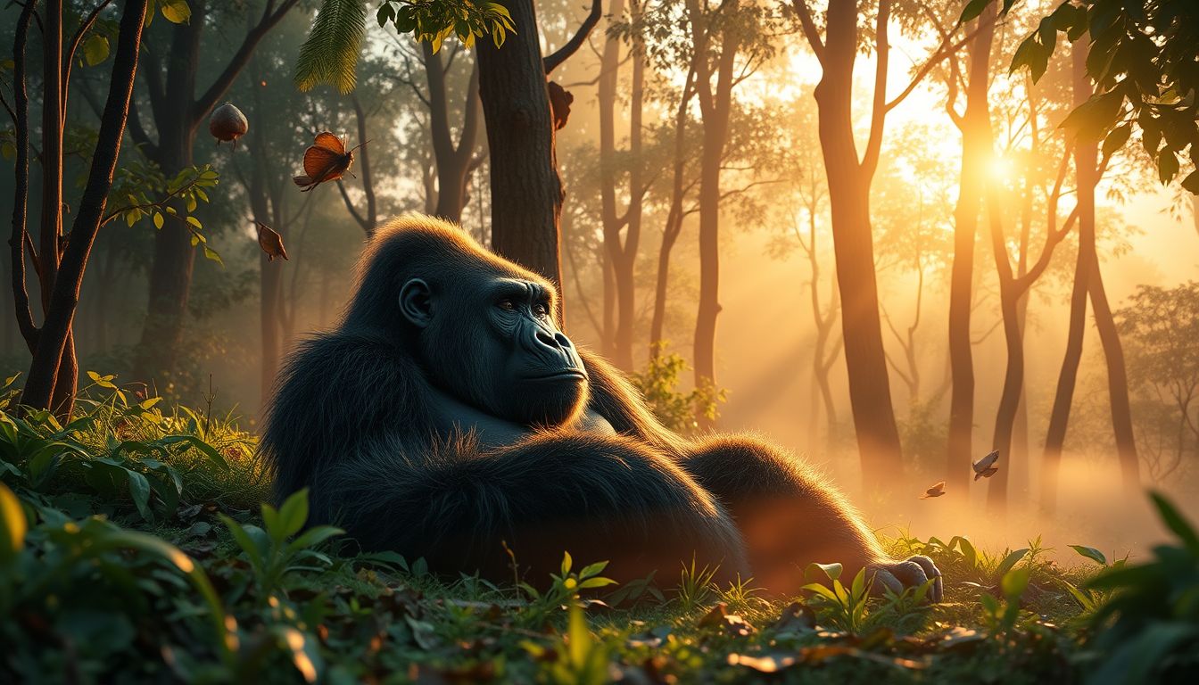 A gorilla álmok a belső erő és jövőbeli változás jelei.