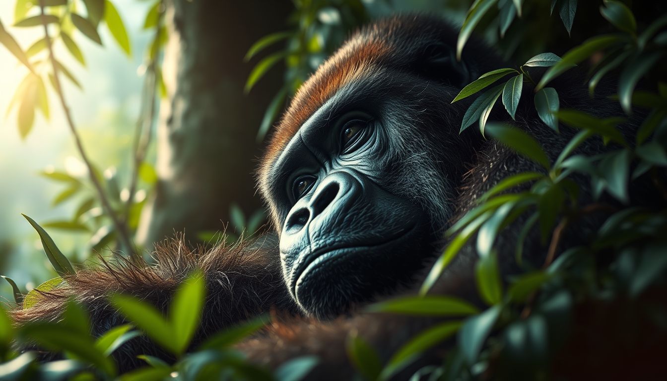 A gorilla álmok az elfojtott kreatív energiák felszabadulását jelzik.