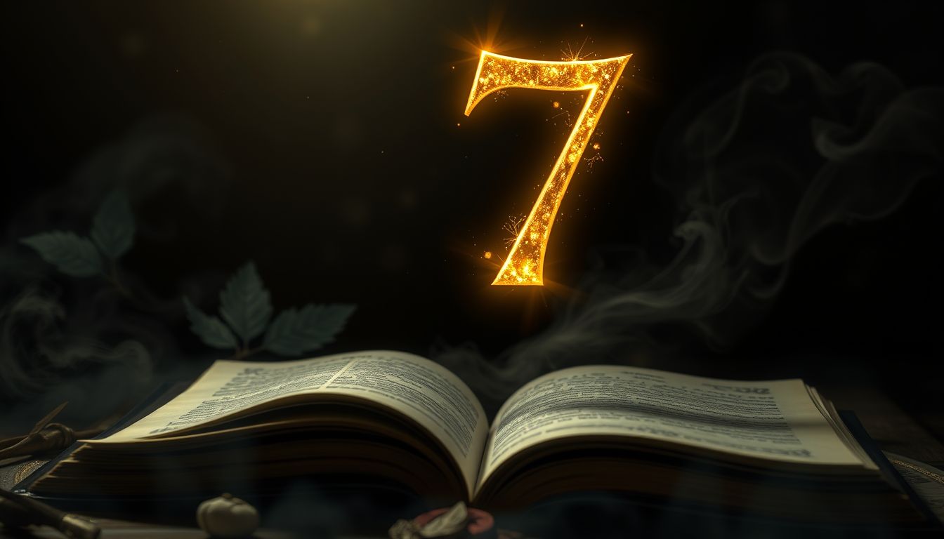 A hetes szám a spirituális fejlődés és karmikus tanulság szimbóluma.