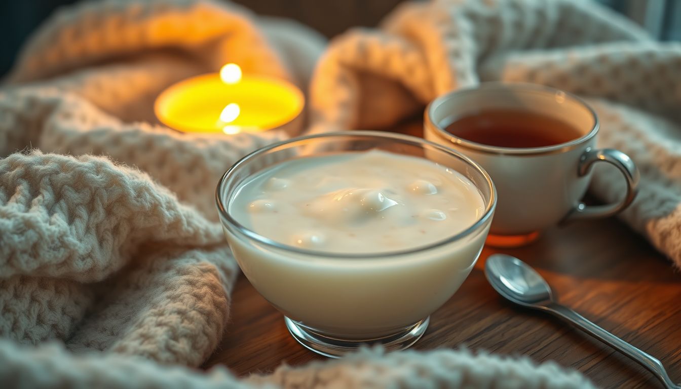 A tápióka puding az otthon melegségét és nyugalmát szimbolizálja.