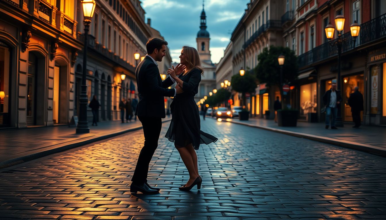 Az utcai tangó álma a szabadság és szenvedély jele.
