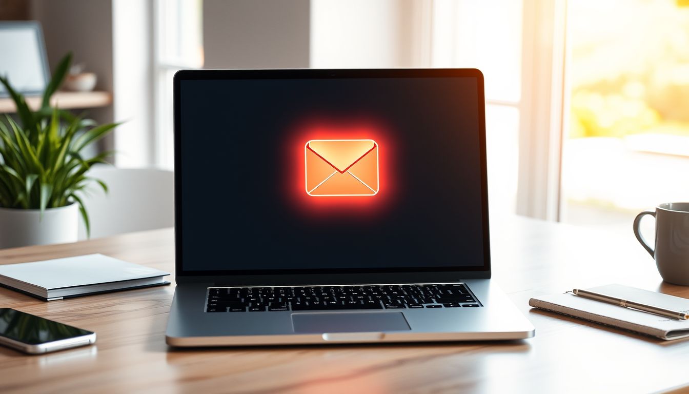 Az e-mailben kapott jó hír álomban siker és öröm jelképe.