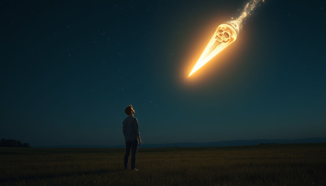A beszélő meteor üzenetet hoz a tudatalattidtól.