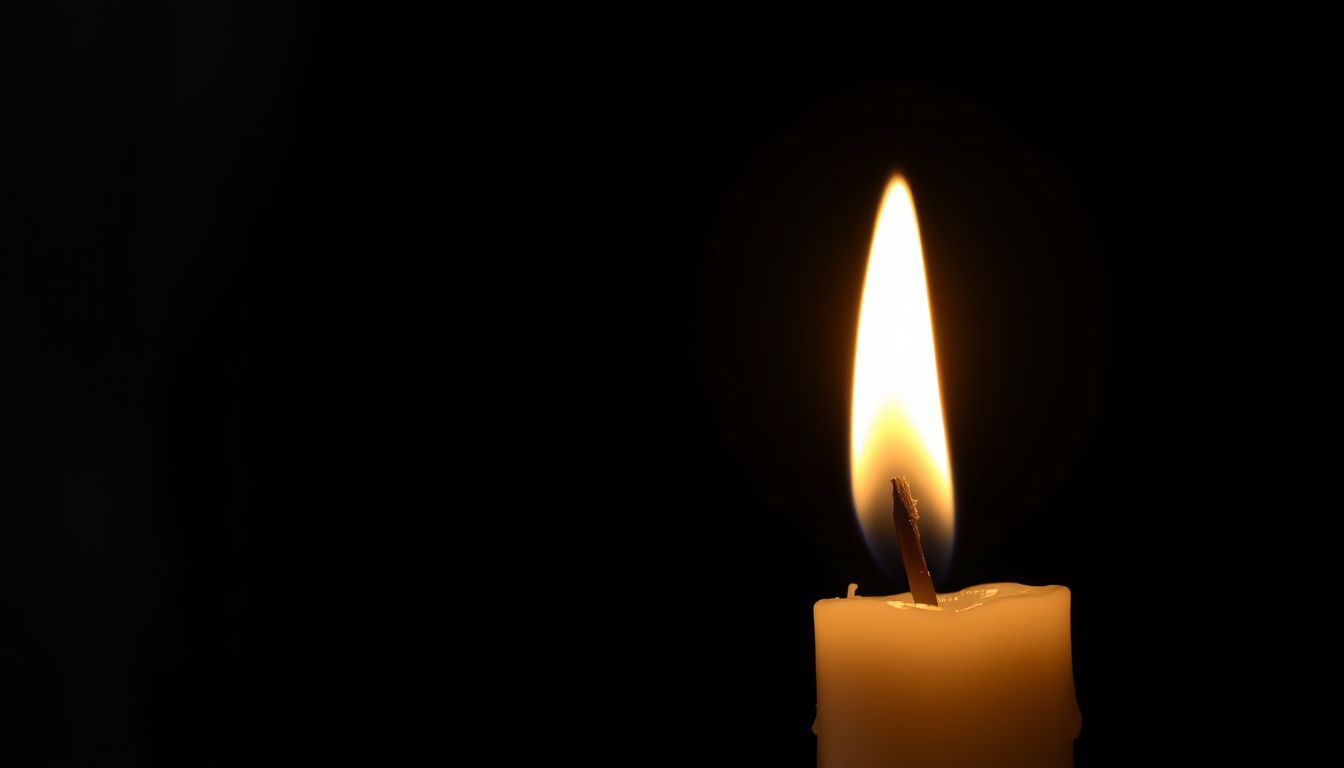 Égő gyertya látása reményt és belső békét jelképez álmunkban.