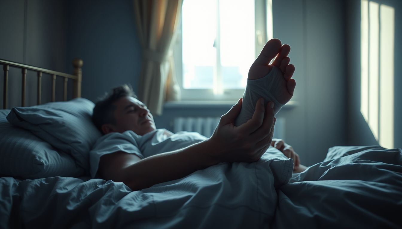 Az ágyhoz kötött köszvény álomban bezártság érzetét jelzi.