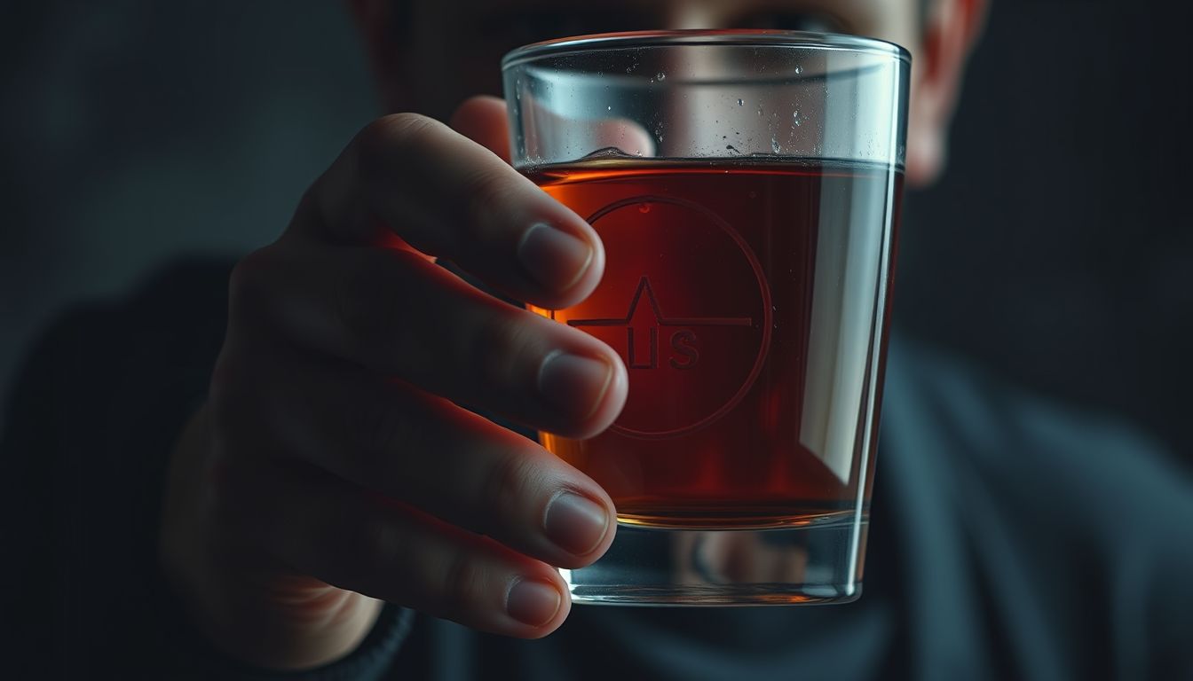 Álomban nem ismert ital: rejtett félelem és bizalmatlanság jele.