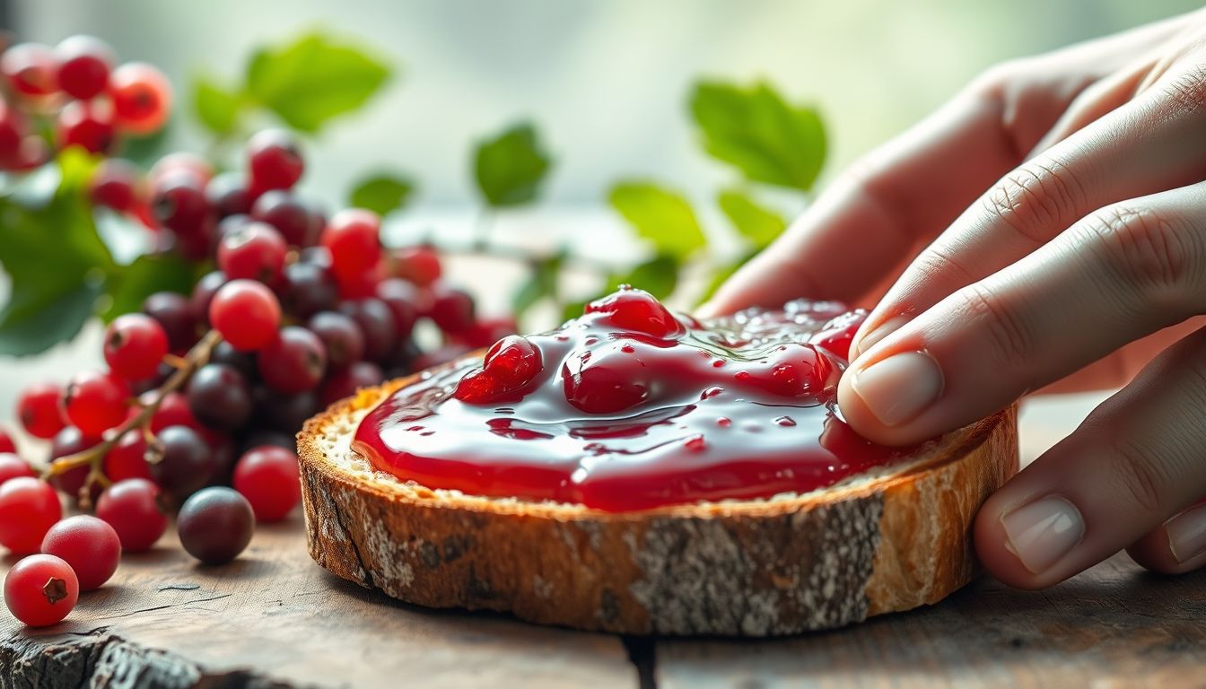 A ribizlilekvár álomban bőséget és örömteli élményeket jelez.