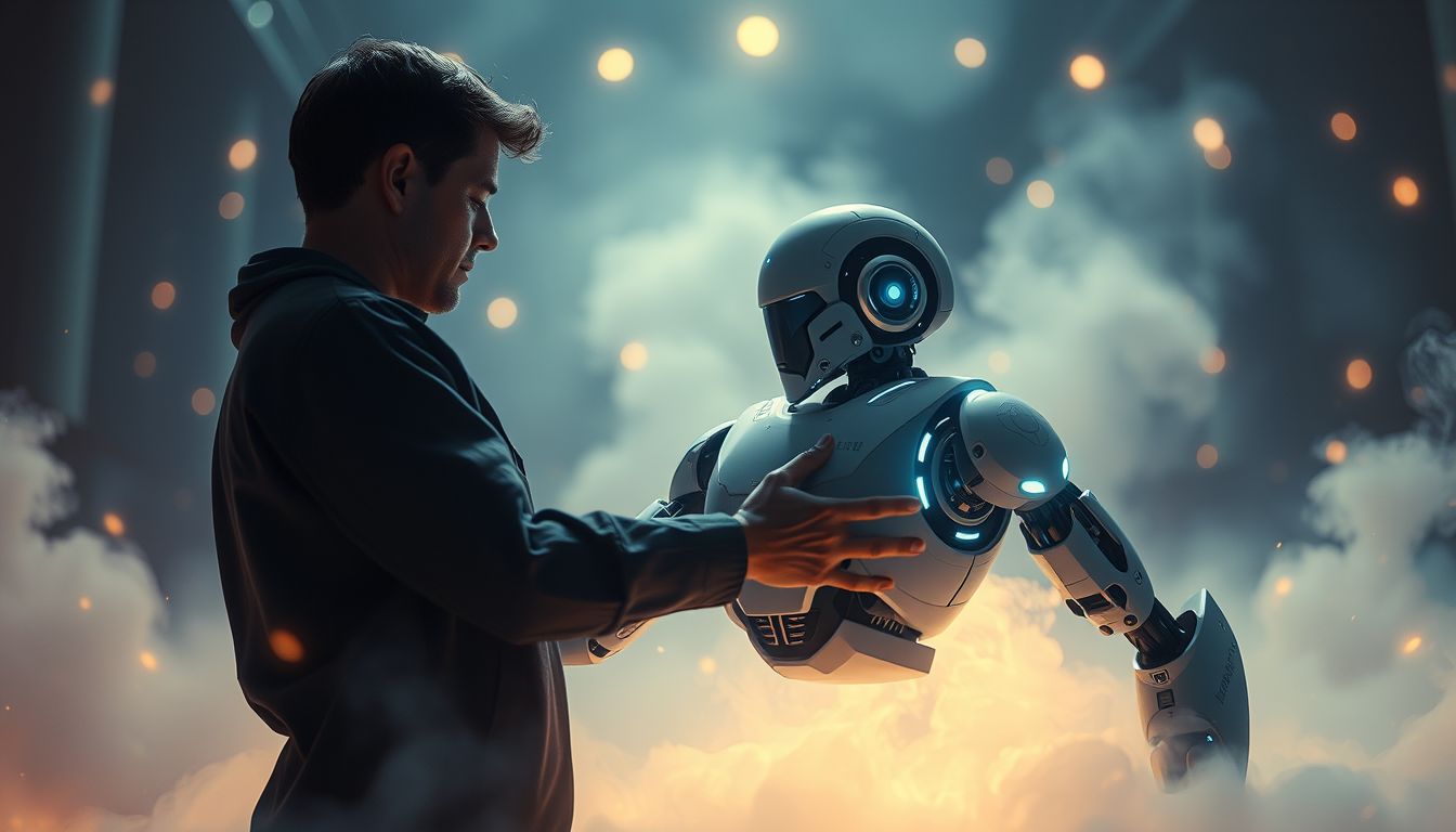 Az álombéli robot megmentése a belső erő szimbóluma.