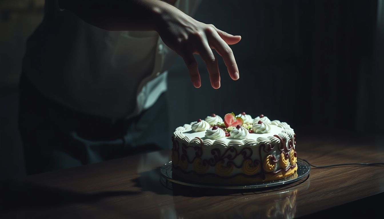 A sütemény eldobása álomban a megbánás és lemondás jelképe.