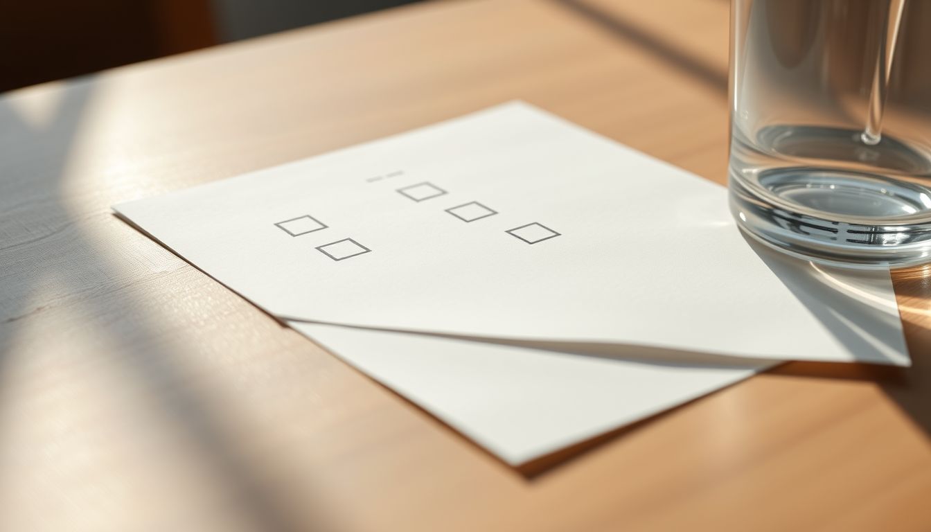 Álmában üres szavazólap bizonytalanságot és döntésképtelenséget jelez.
