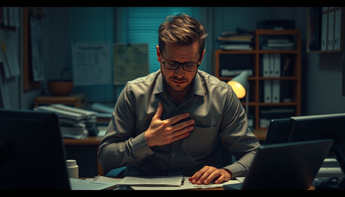 Az angina álomban munkahelyi stressz és konfliktusok jele lehet.