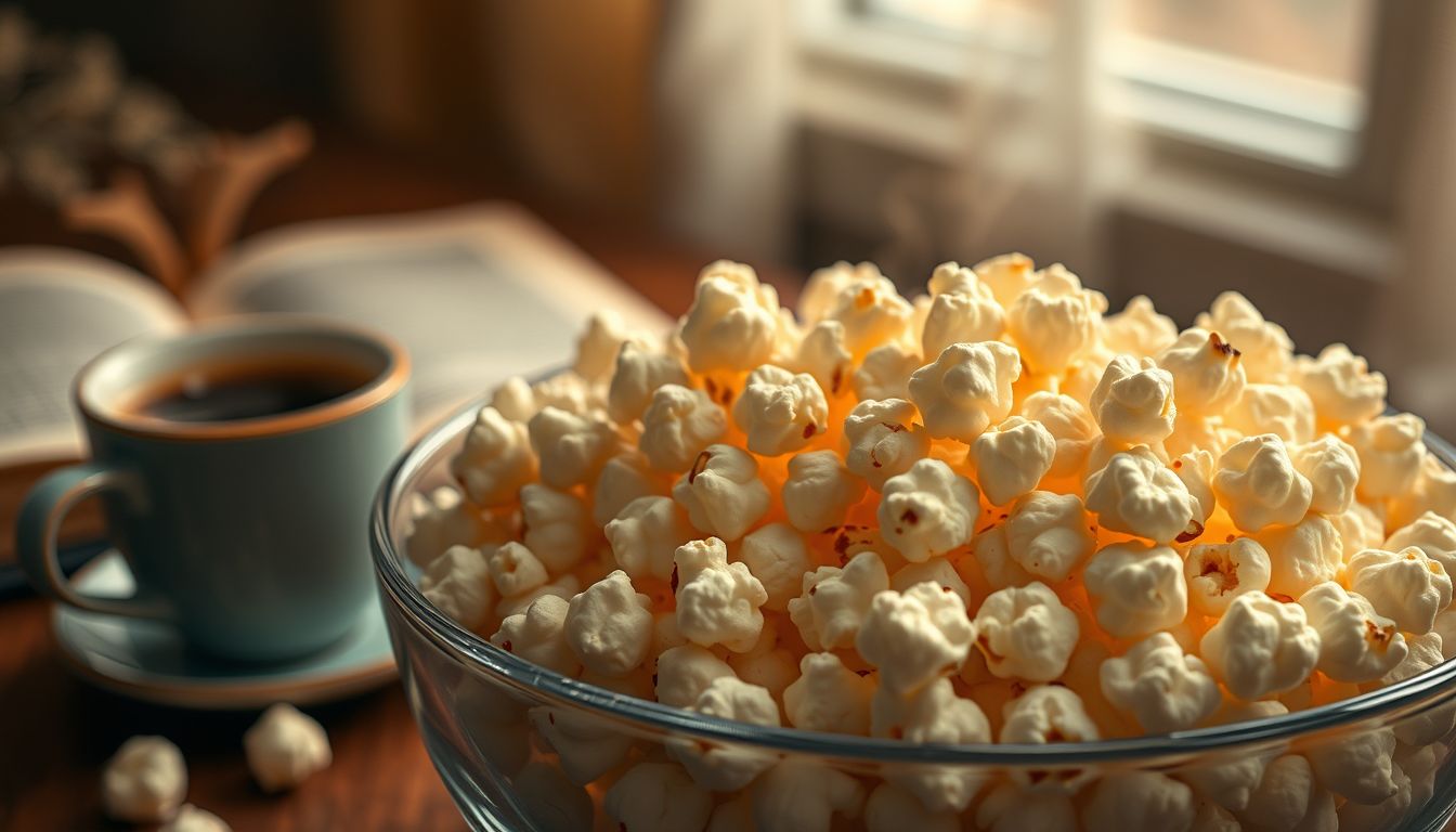 A popcorn álomban az izgalom és várakozás szimbóluma lehet.