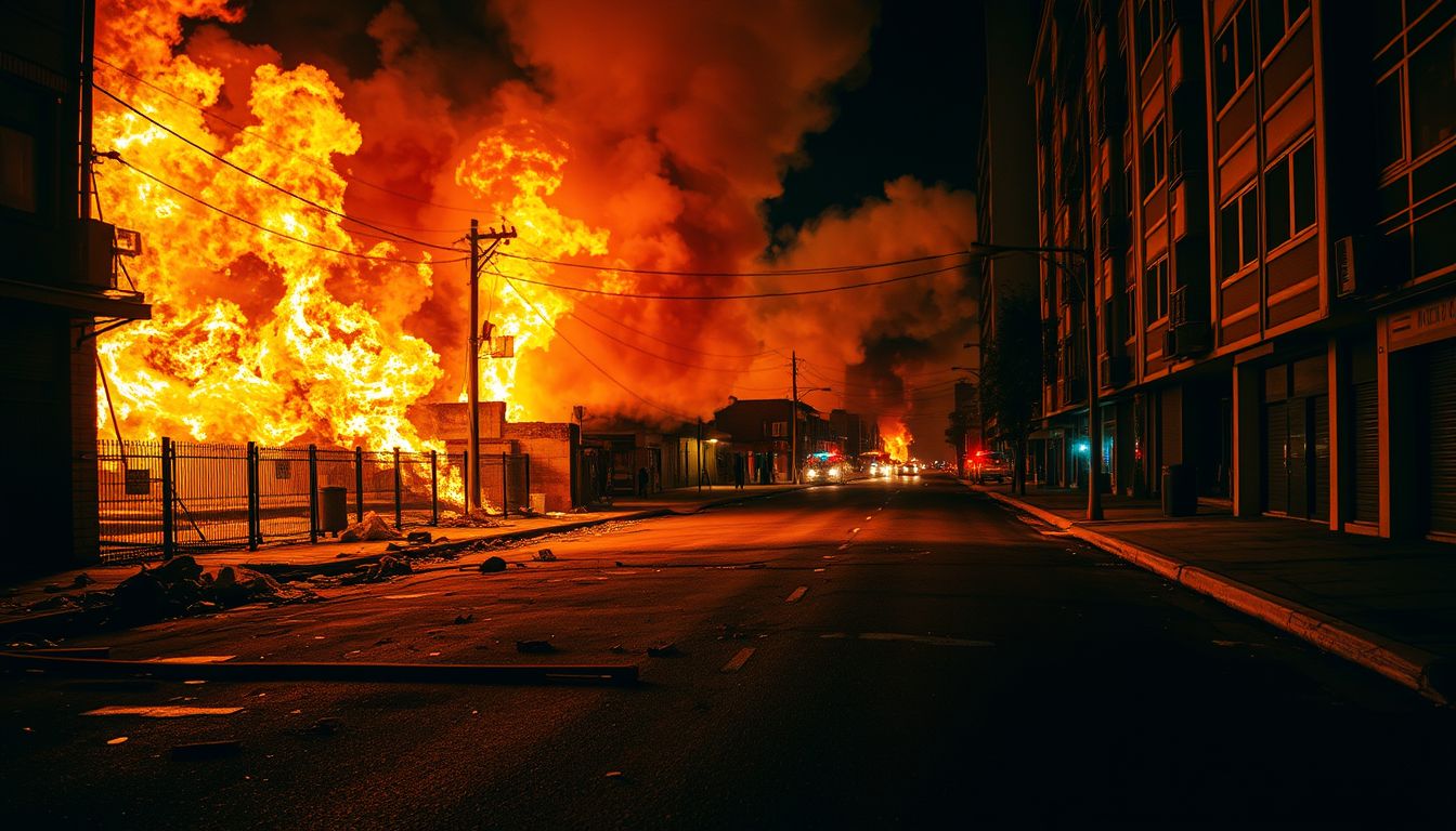 Az utcai tűz álma figyelmeztetés a változásokra.