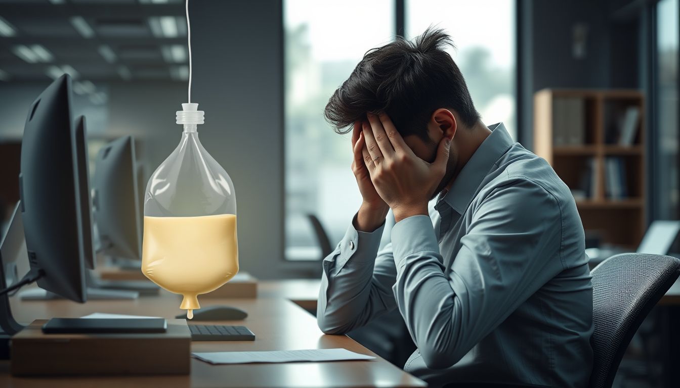 A beöntés az álomban a munkahelyi stressz tisztulását jelzi.