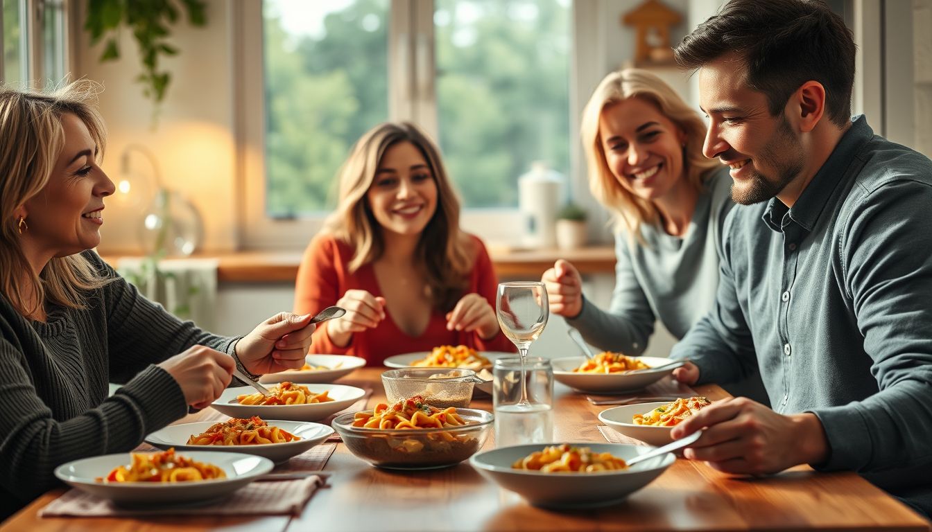 Az álom tészta körül összetartozás és érzelmi biztonság jelképe.