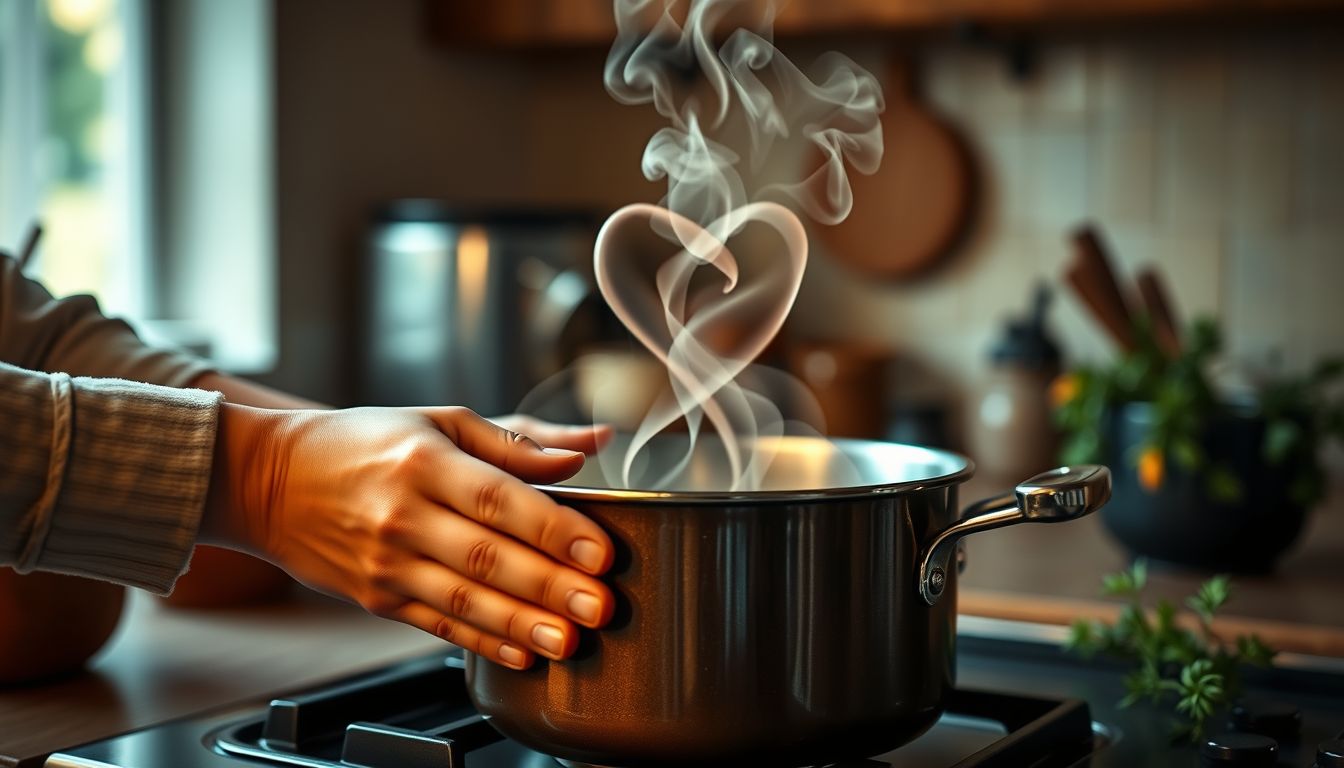 A főzés álomban gyakran a megbocsátás és újjászületés jelképe.