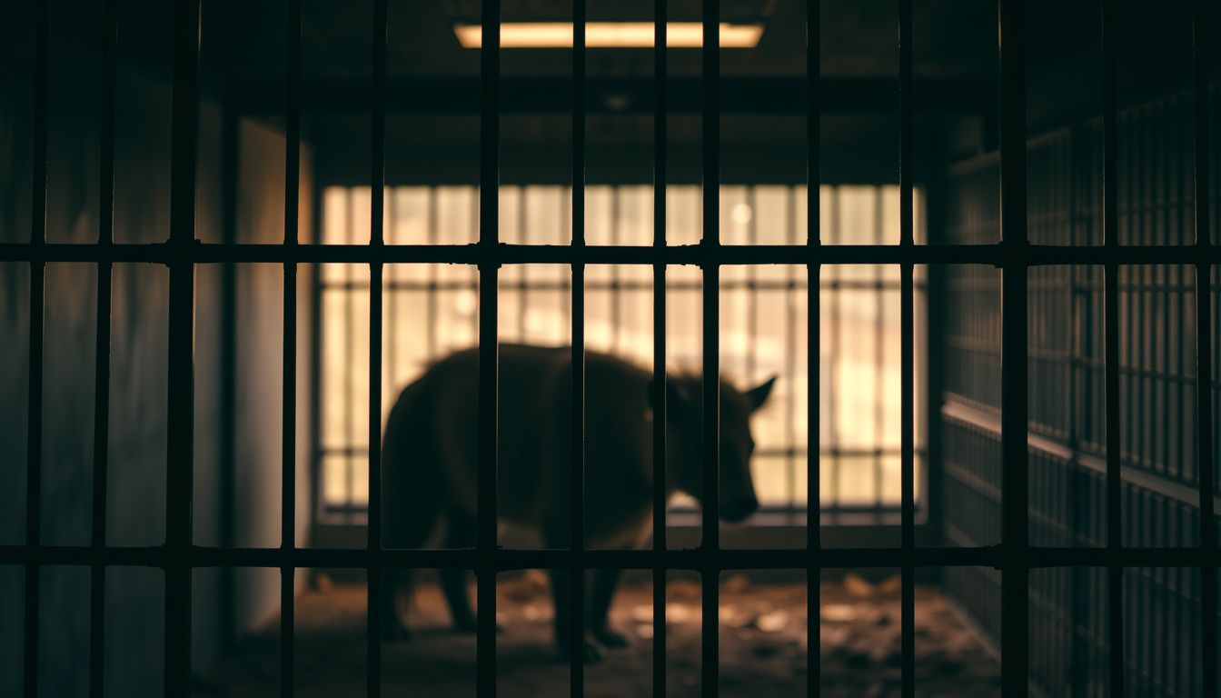 Az állatkerti ketrec az érzelmi bezártság és kontroll szimbóluma.