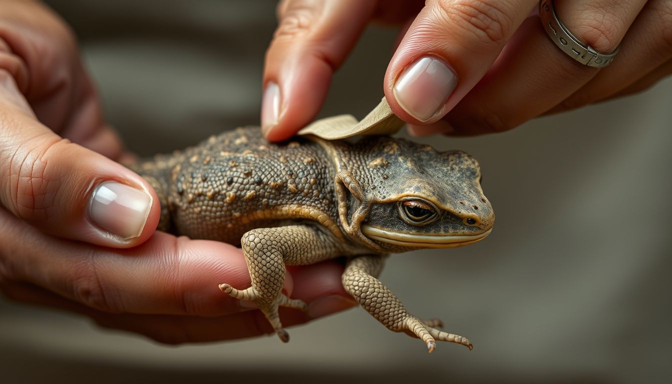 Állat hámozása álomban rejtett belső átalakulást jelképez.