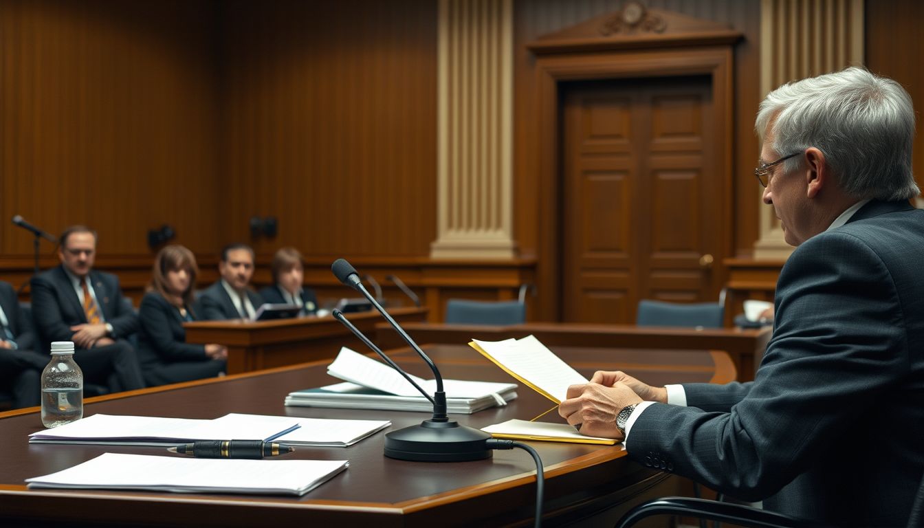 A bírósági tisztviselő álma igazságkeresést és tisztánlátást jelképez.