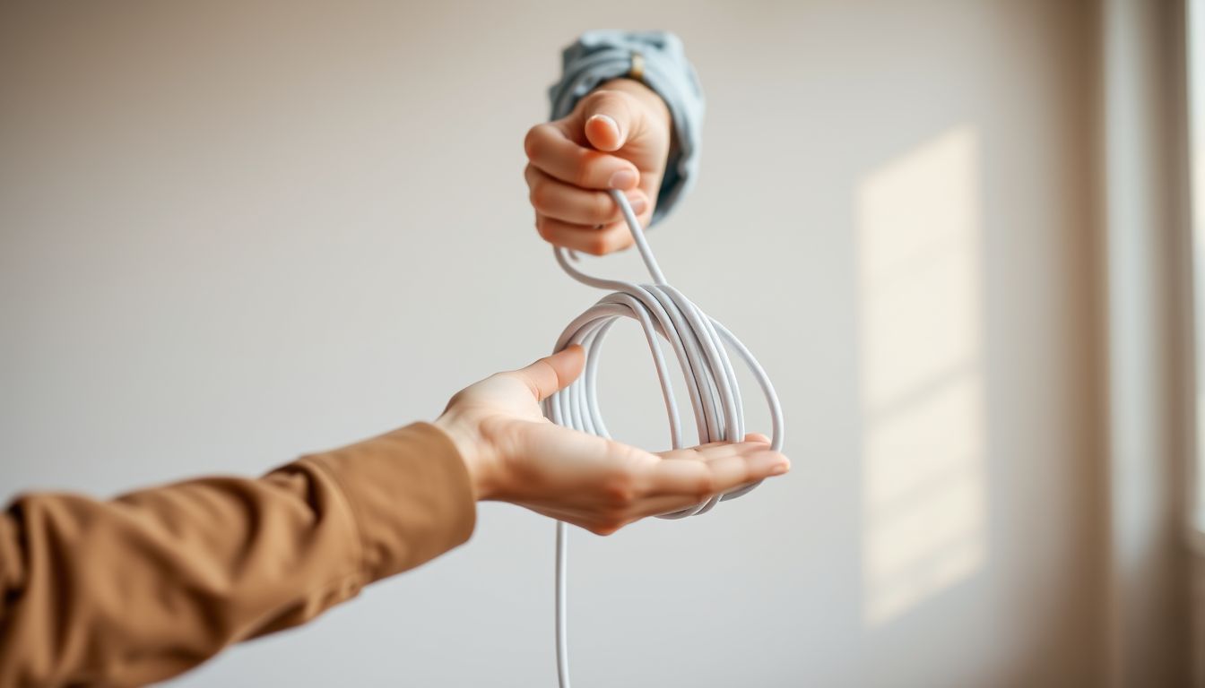 Álom a kölcsönadott hosszabbító kábelről az segítségnyújtás szimbóluma.