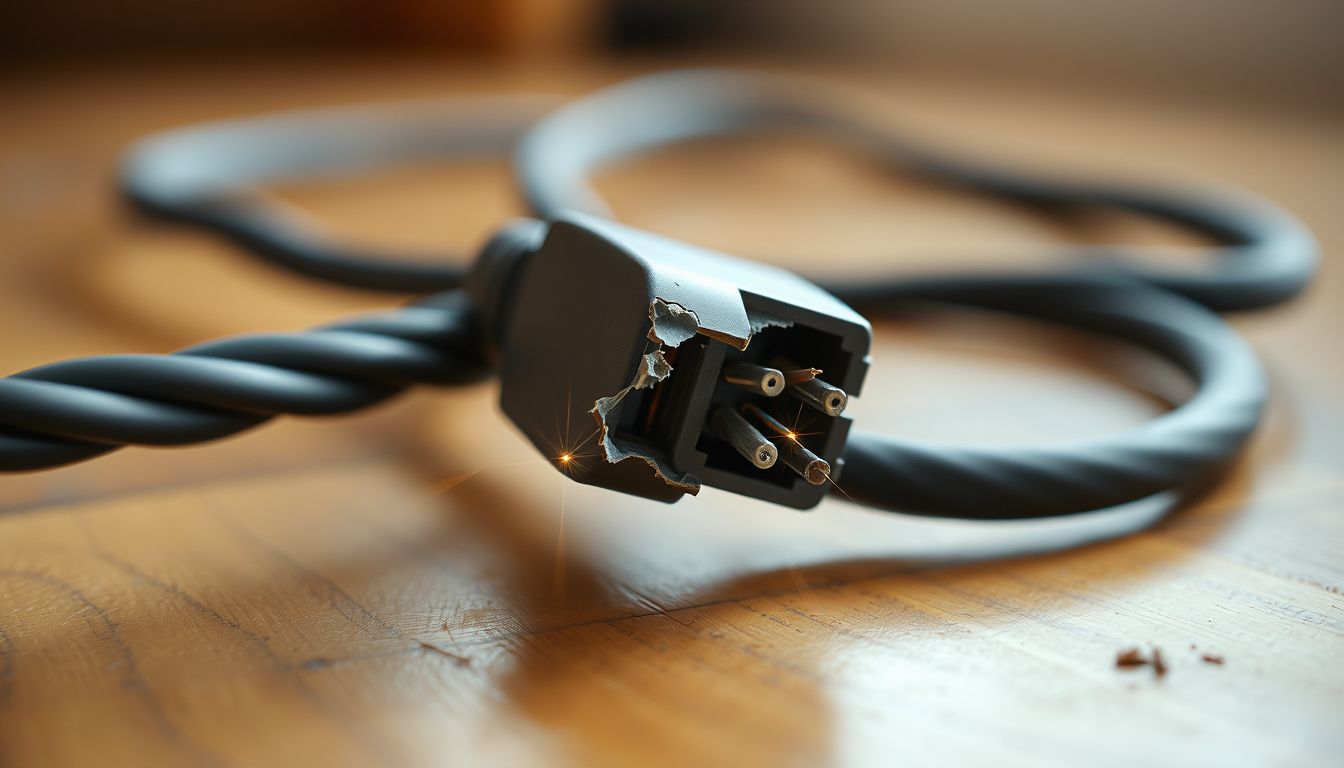 Az elszakadt hosszabbító kábel álmában kapcsolat megszakadását jelzi.