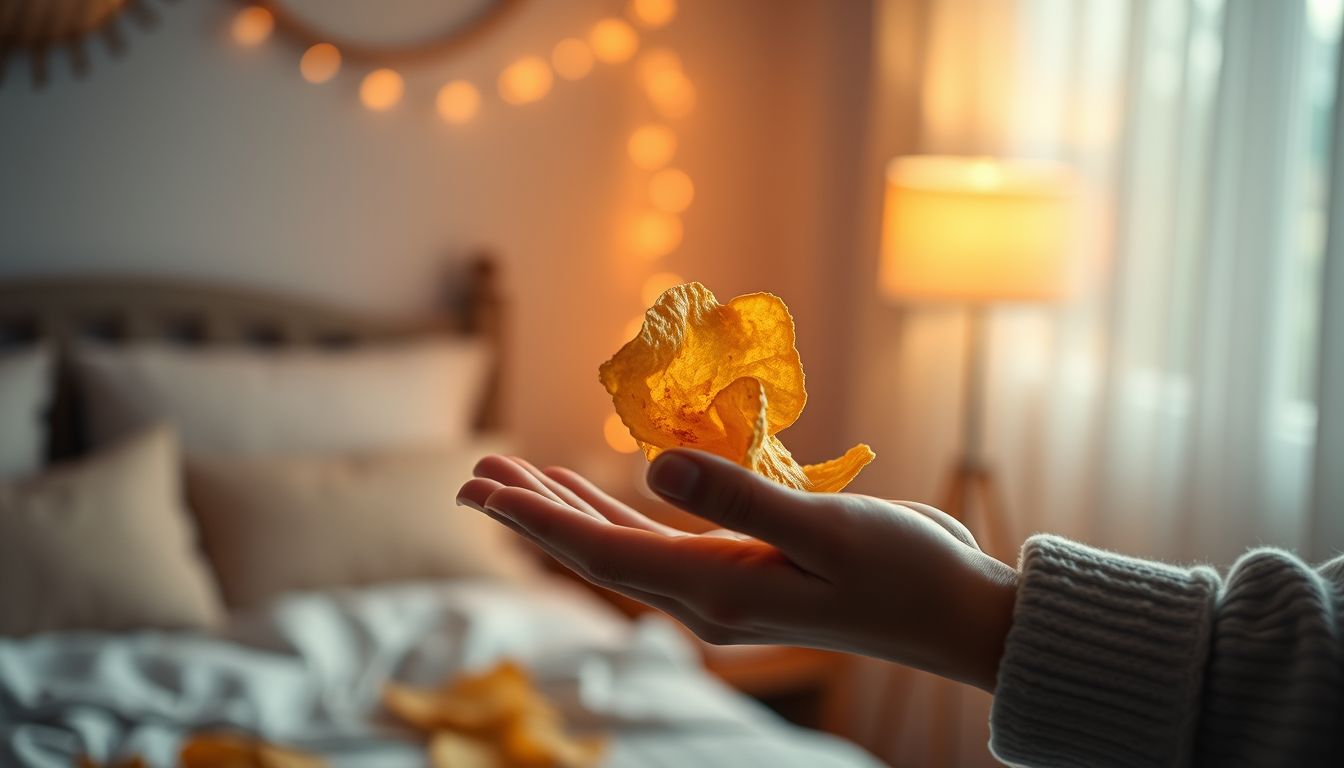 Az álomban chips adása segít megosztani örömöket másokkal.