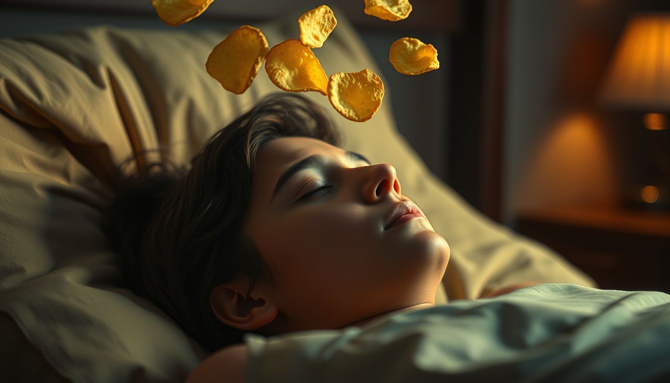 Az álombeli chips evése vágyat jelez a jutalomra.