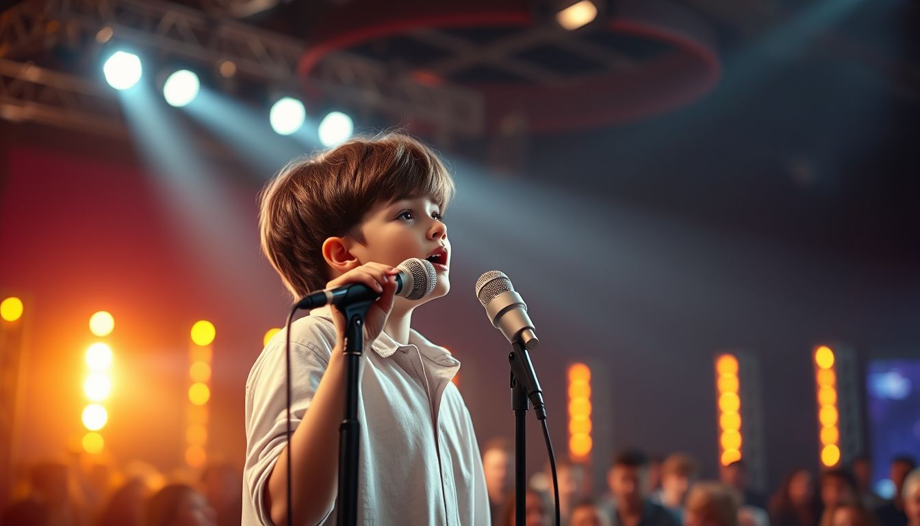 Álom énekversenyről önkifejezés és belső harmónia jelképe.