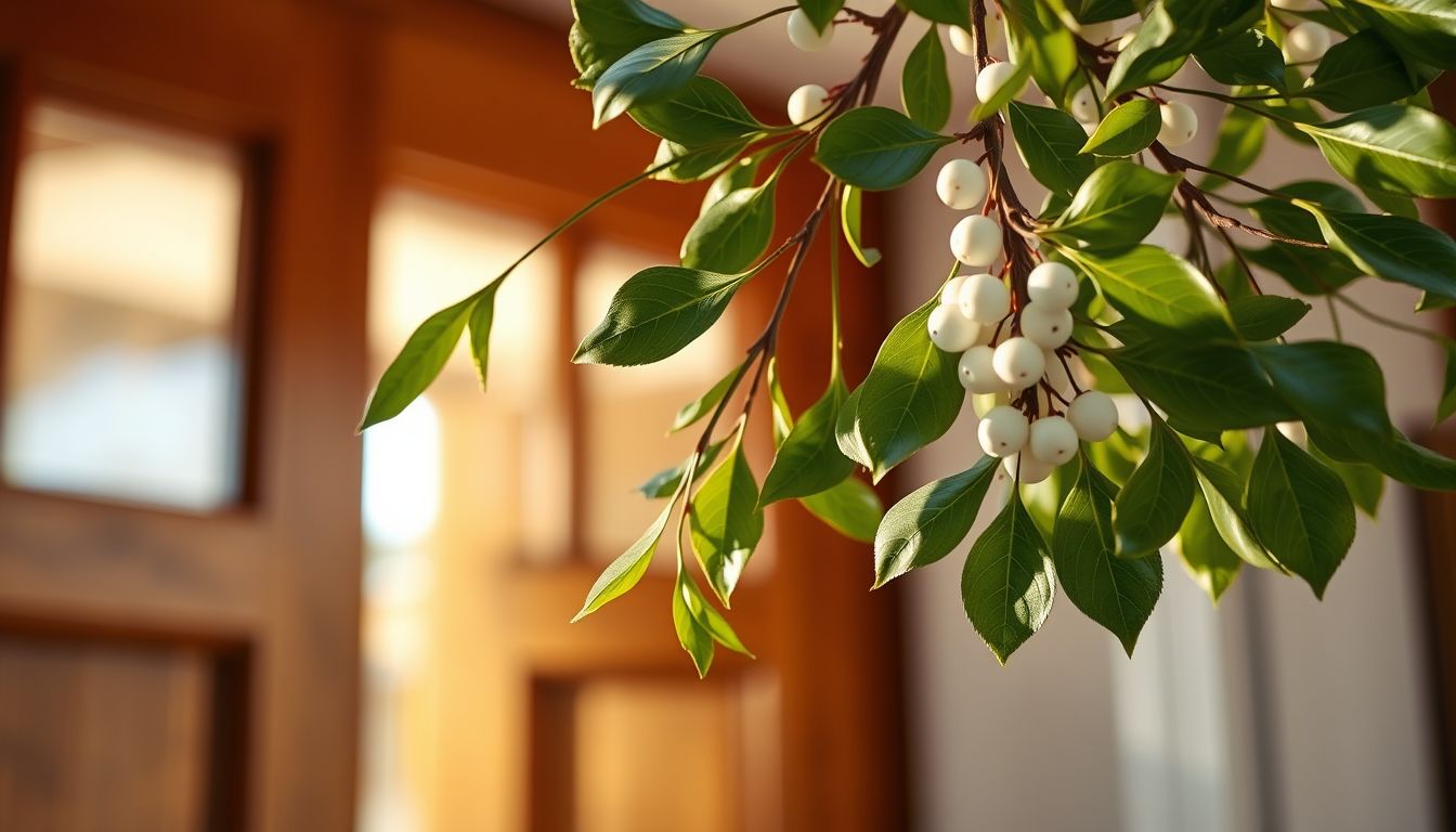 A fagyöngy ajtó felett védelmet és új lehetőségeket jelez.