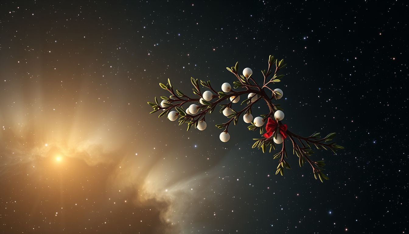 A fagyöngy az űrben a végtelen spirituális kapcsolat szimbóluma.