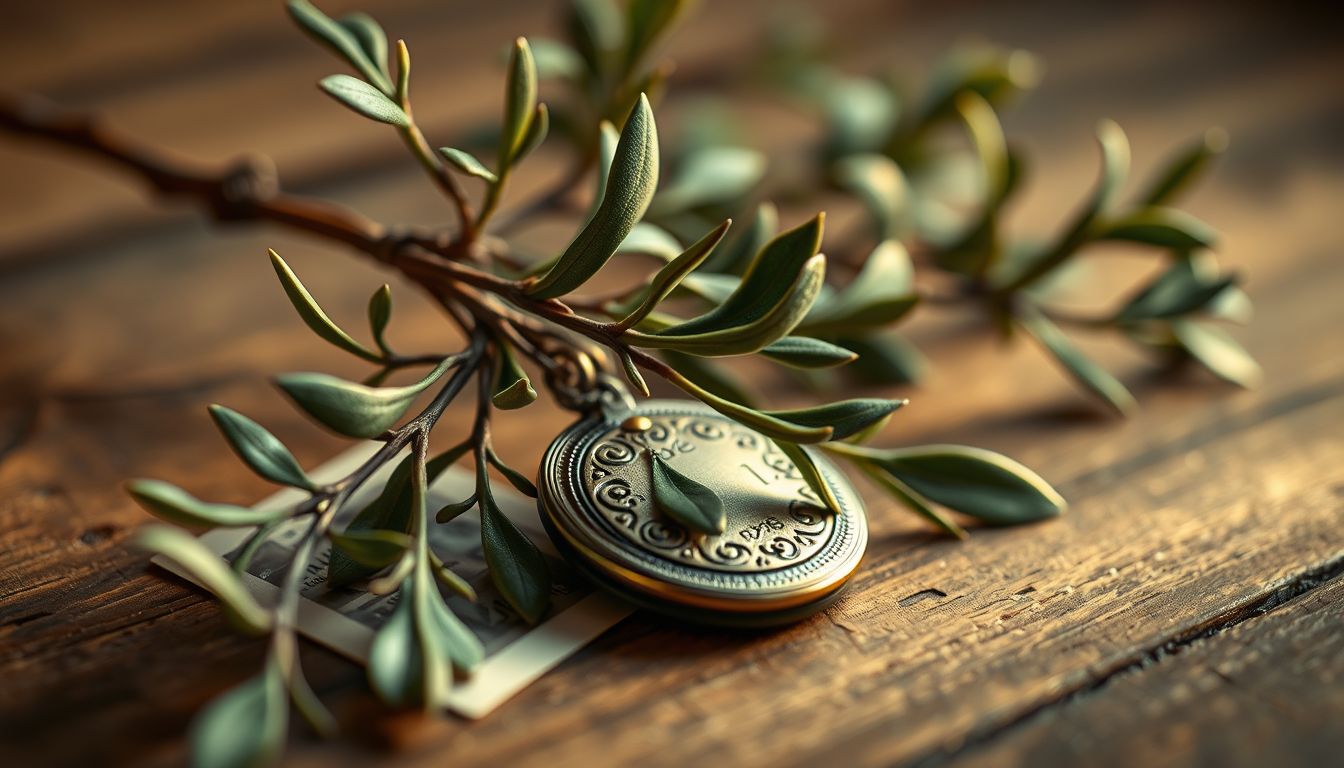 A fagyöngy és tárgya mély érzelmi és szimbolikus kapcsolatot jelöl.