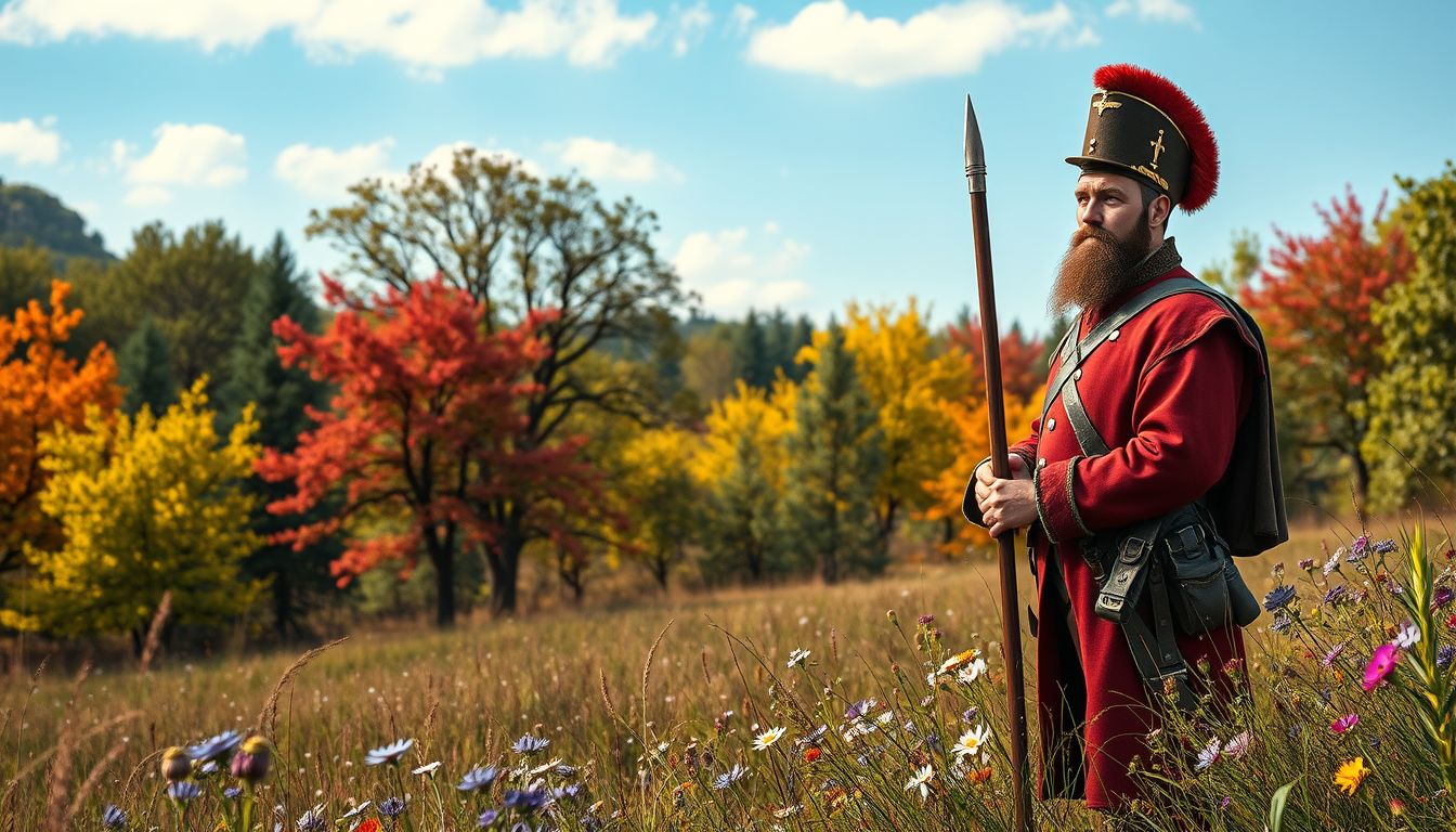 A huszár ereje és bátorsága a természet erejével fonódik.