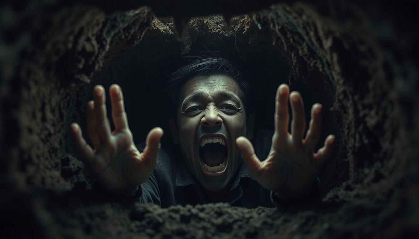 Az élve eltemetés álma a kontrollvesztés mély félelmét jelzi.