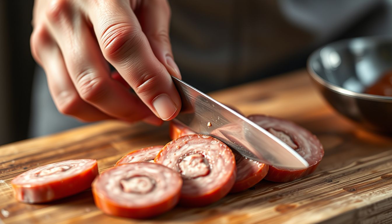 Álomban kolbászt vágni a fontos döntések jele.