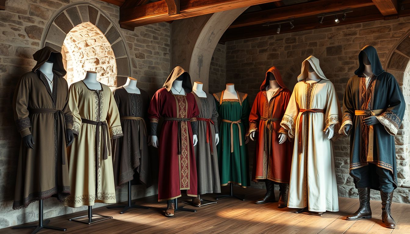 A középkori ruházat társadalmi státuszt jelzett látványosan.