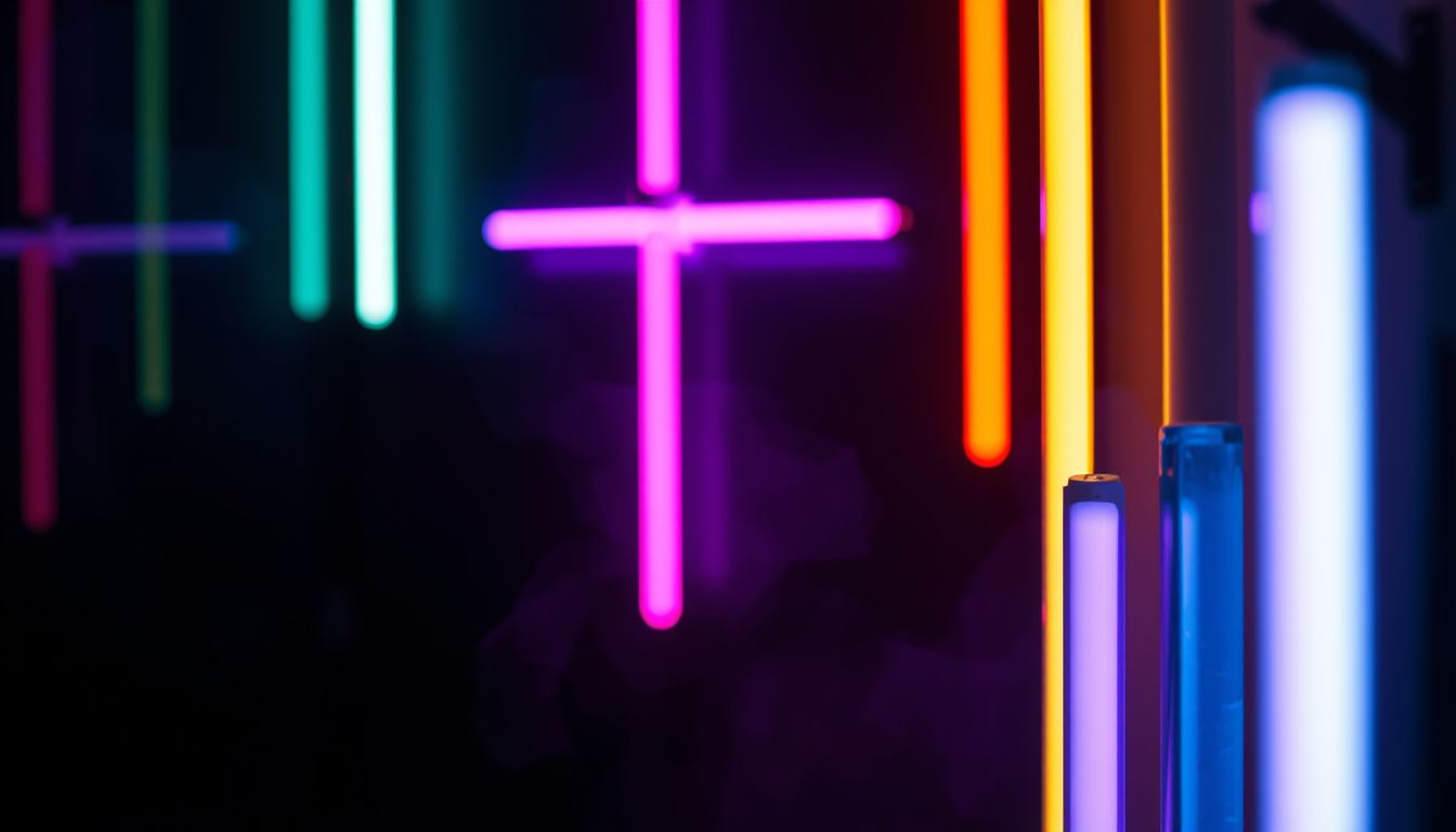 Az álombeli neonfény kreatív önkifejezésed szimbolikája lehet.