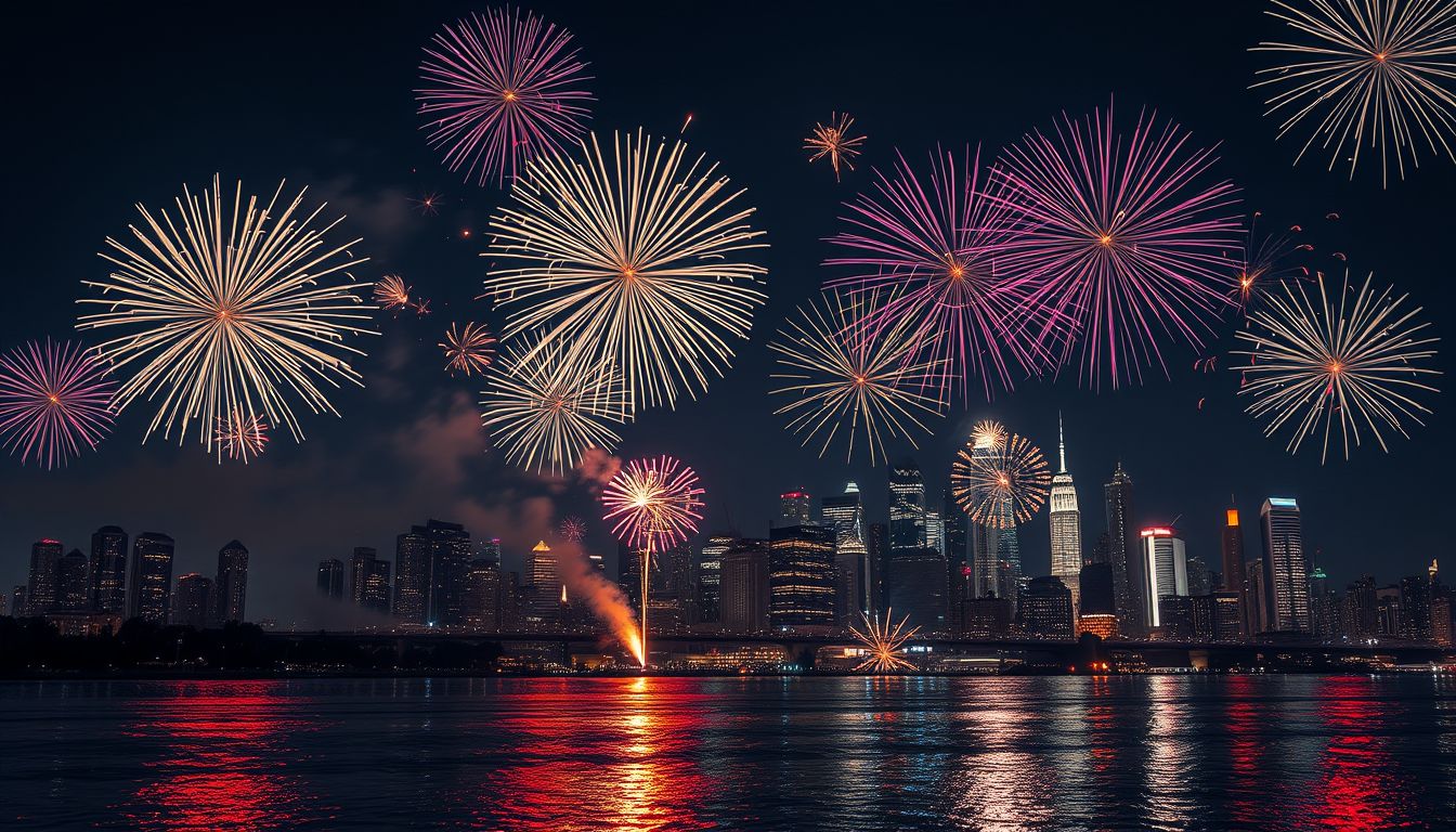 A szilveszteri tűzijáték álomban az új kezdetek jele.